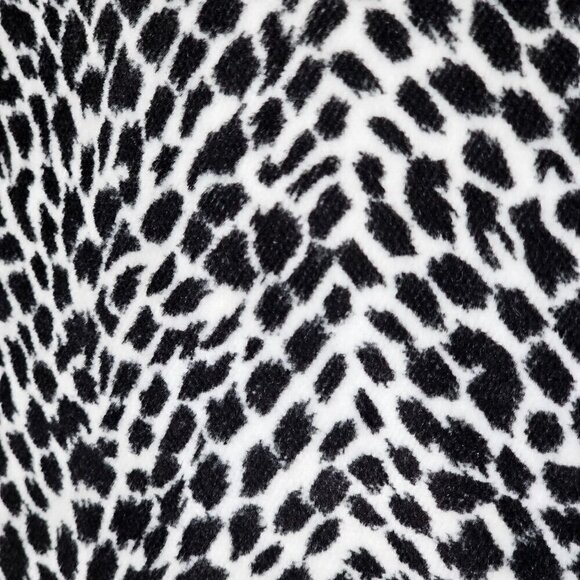 Liz Claiborne Lizsport Lined Animal Print Velour Wrap Short Skirt Women's Sz. 10 - Picture 4 of 11